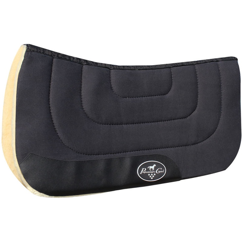 Professional’s Choice Contoured Wool Saddle Pad, 31 x 32