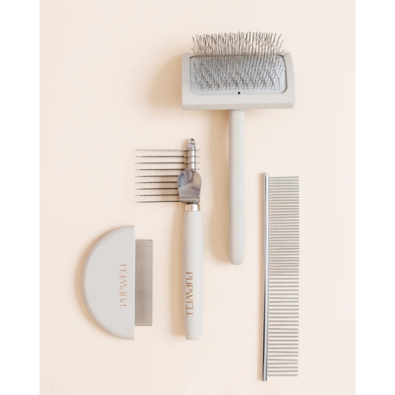 Pup Parent Essentials Grooming Kit (4-Piece)