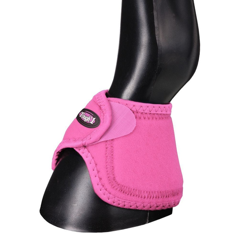 Tough1 No Turn Bell Boots|Pink|Turquoise|Neon Green|Jade|Black|Blue/Royal|Red|Purple|Medium|Large