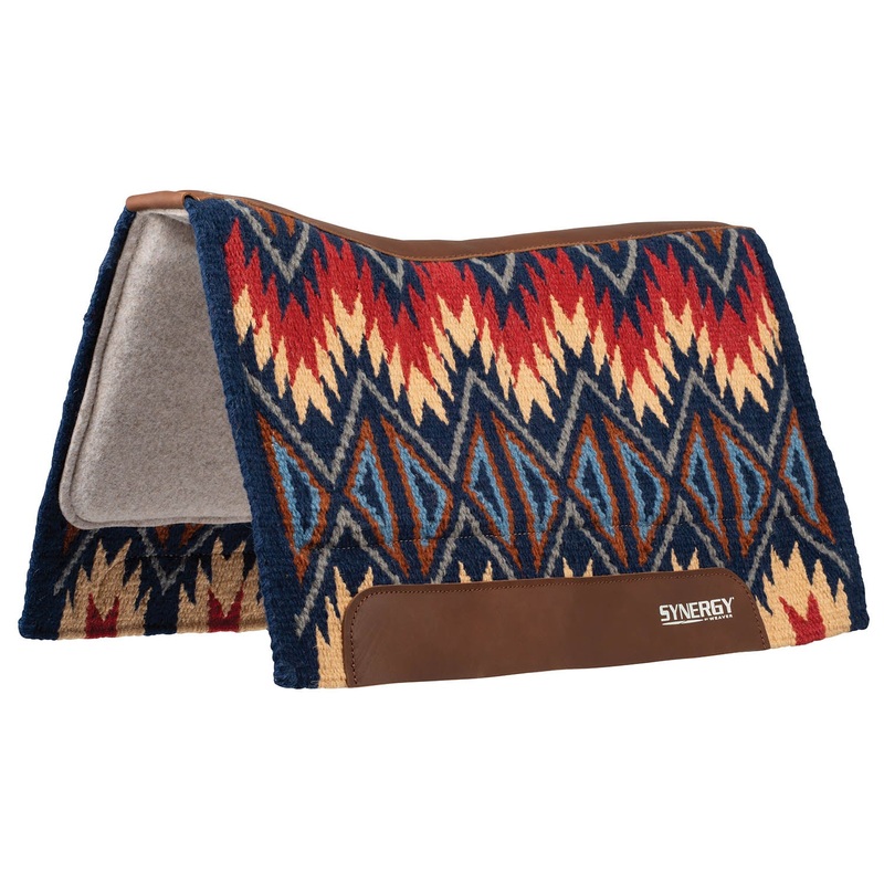 Weaver Synergy Contoured Performance Wool & Felt Quest Saddle Pad