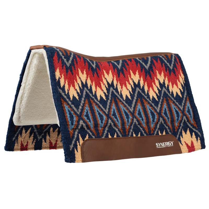 Weaver Synergy Contoured Performance Wool & Fleece Quest Saddle Pad