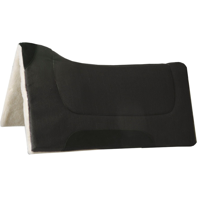 Blue Horse Brushed Wool Contoured Saddle Pad