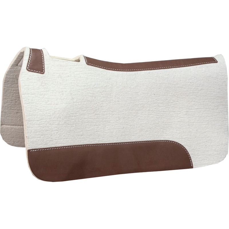 Blue Horse Pressed Wool Contoured Saddle Pad
