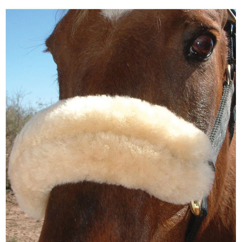 Merino Sheepskin Noseband Cover, 12