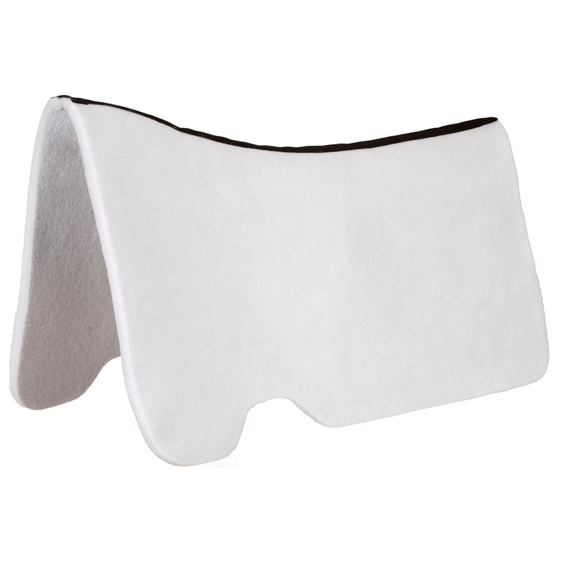 Mustang Contoured Wool Pad Liner, 30 x 30 x 1/2