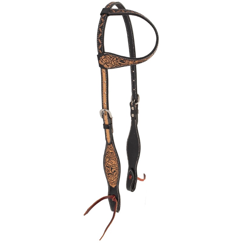 Circle Y Blooming Wild One Ear Headstall, Full