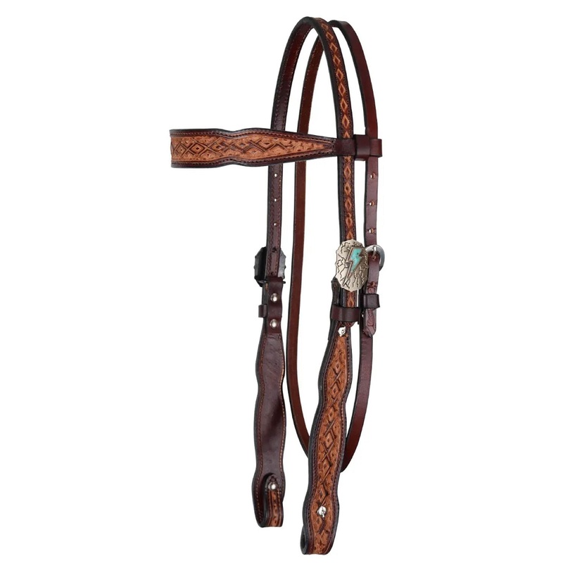 Circle Y Montana Browband Headstall, Full