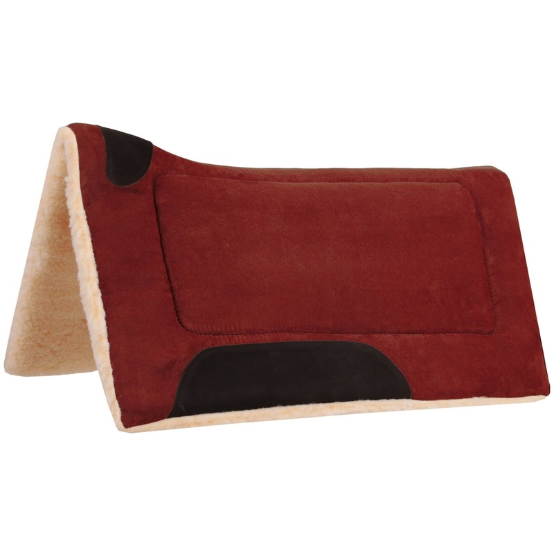 Mustang Faux Suede Contoured Saddle Pad