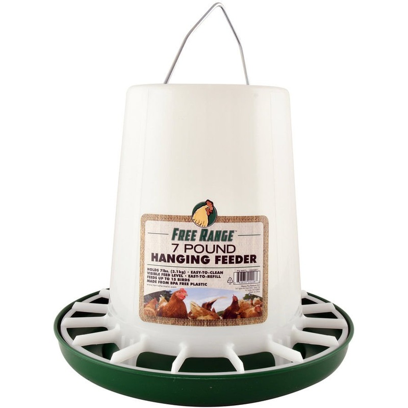Poly Hanging Chicken Feeders|7 lbs|10 lbs|25 lbs