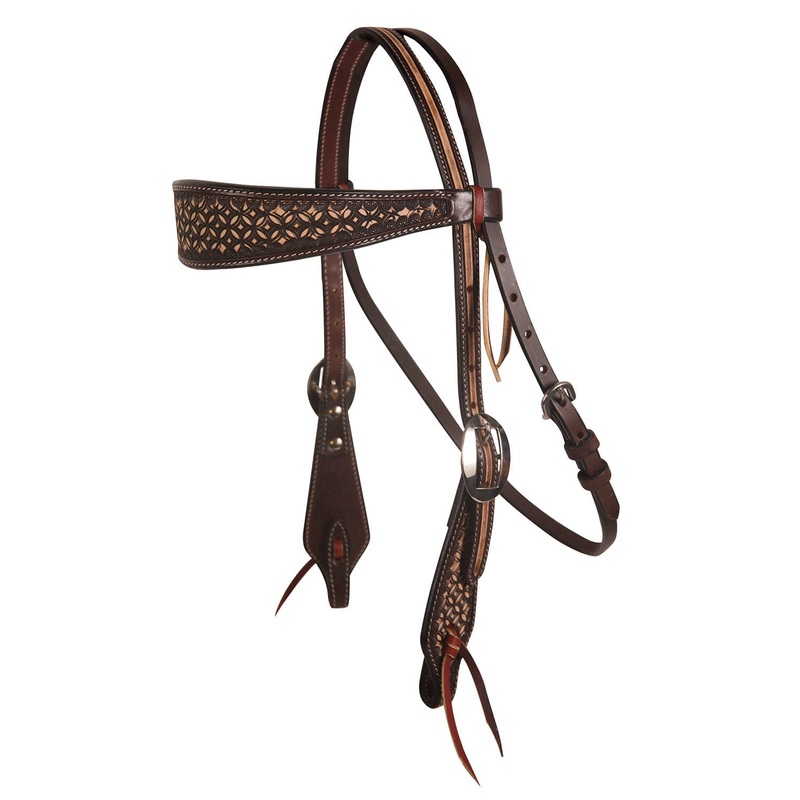 Professional’s Choice Chocolate Confection Browband Headstall