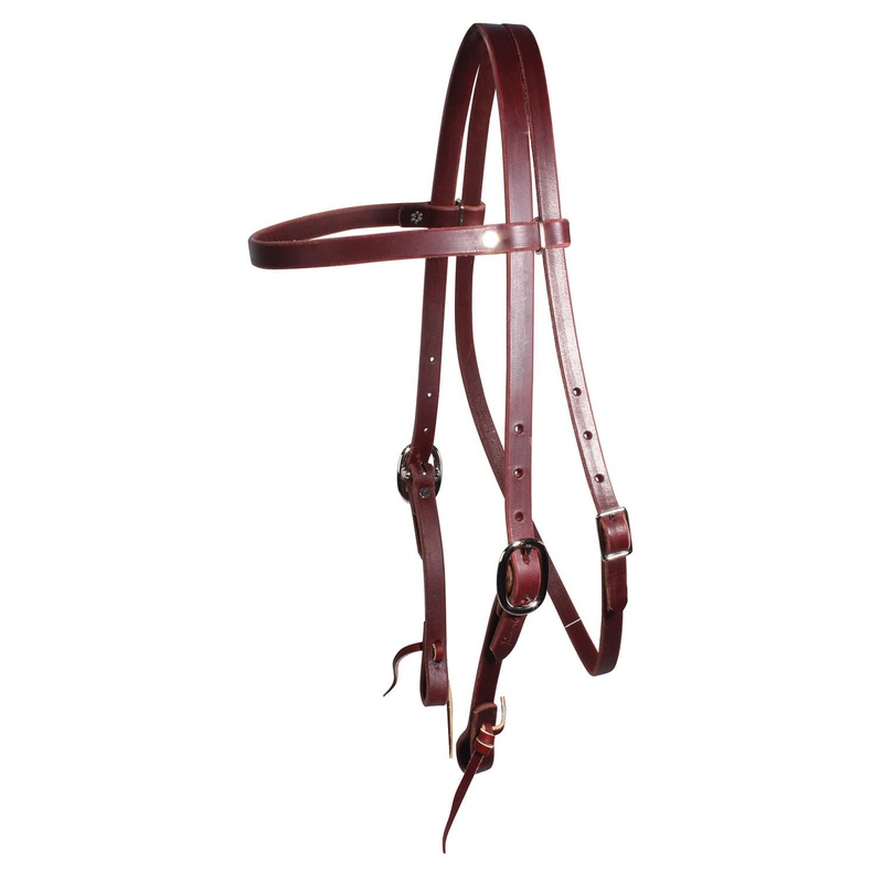 Professional’s Choice Trainers Browband Headstall, Burgundy