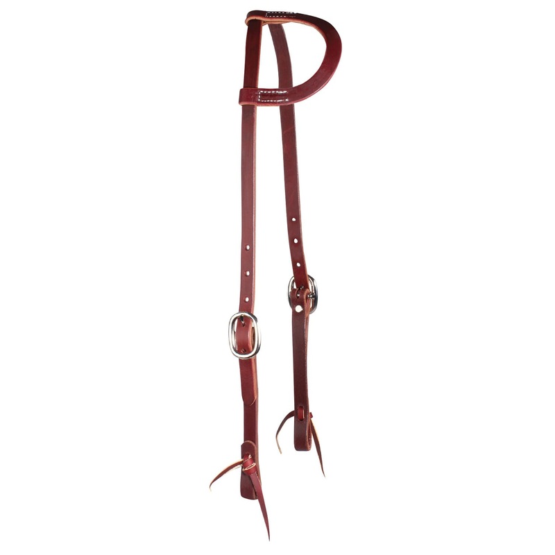 Professional’s Choice Trainers One-Ear Horse Headstall, Burgundy