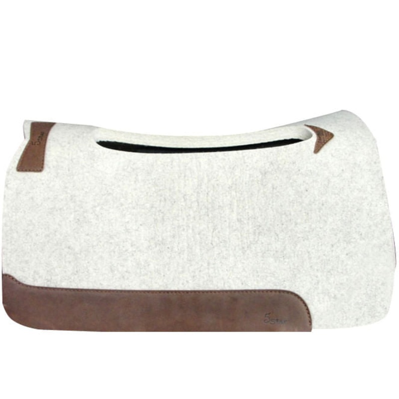 The Rancher 5 Star Self-Contouring Wool Saddle Pad for Horses