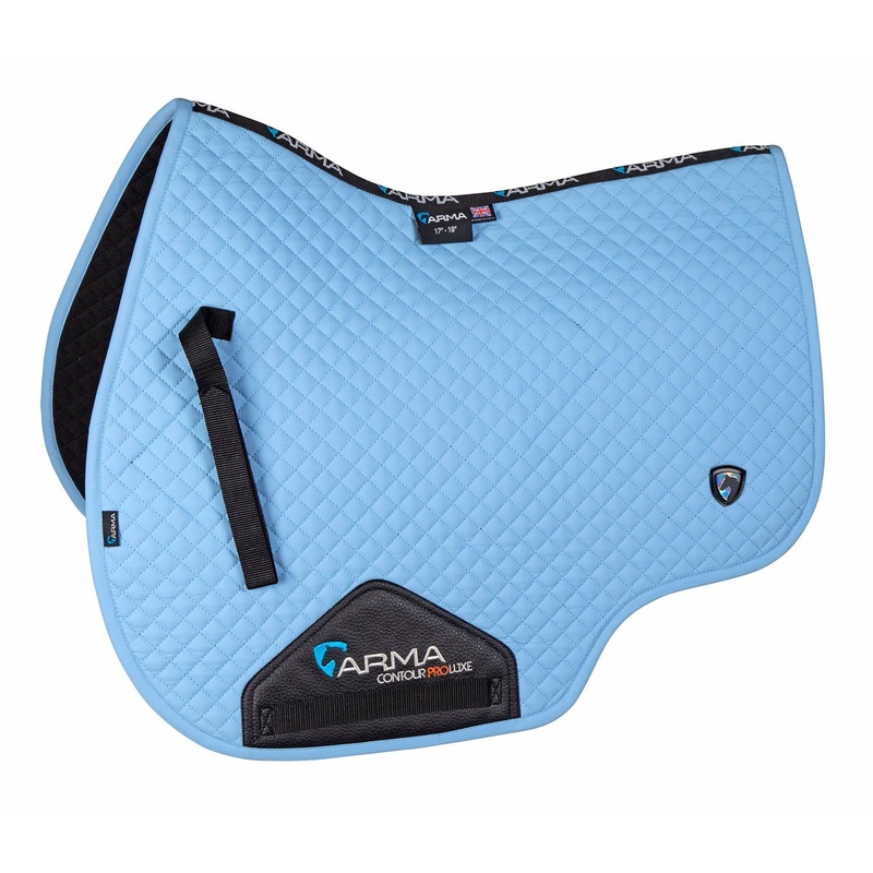 Arma Luxe Saddle Pad|Sky Blue|Wine|Dark Green|Deep Lilac|Sage|Dusty Pink