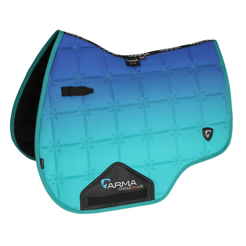 Arma Ombre Saddle Pad|Blue|Pink