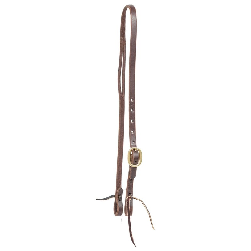Poplar Head Premium Oiled Harness Leather 3/4W Split Ear Headstall