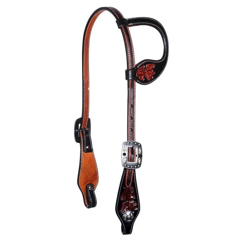 Professional’s Choice Floral One-Ear Headstall