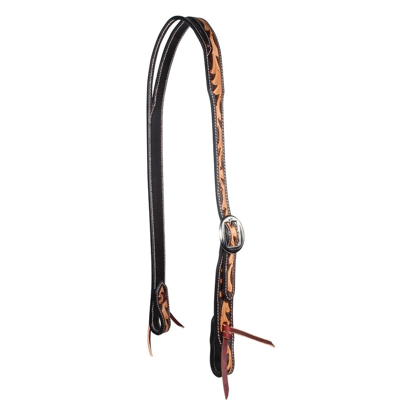 Professional’s Choice Floral Split Ear Headstall