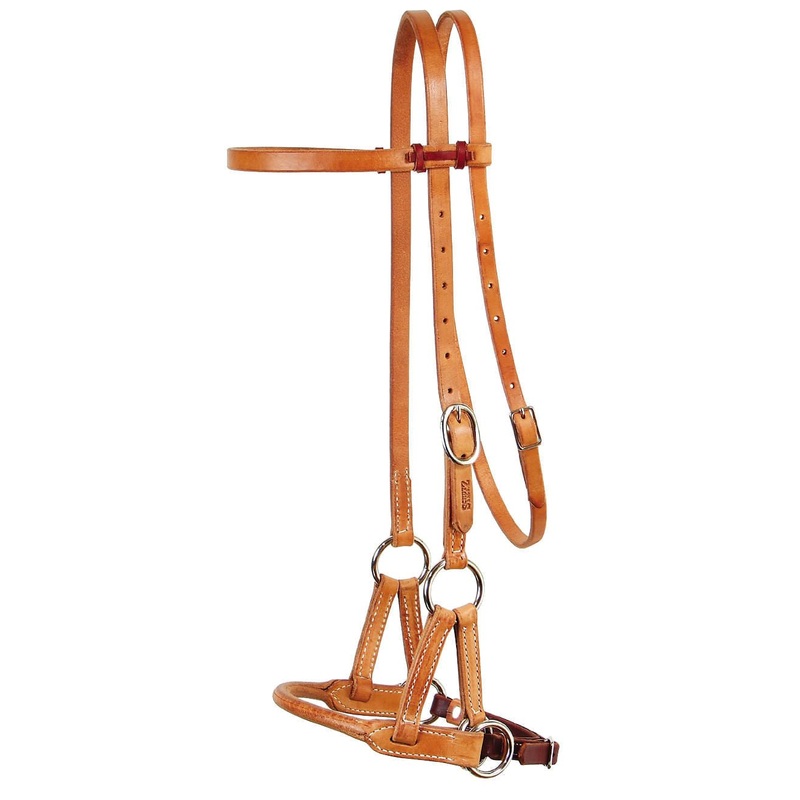 Professional’s Choice Schutz Round Leather Nose Side Pull