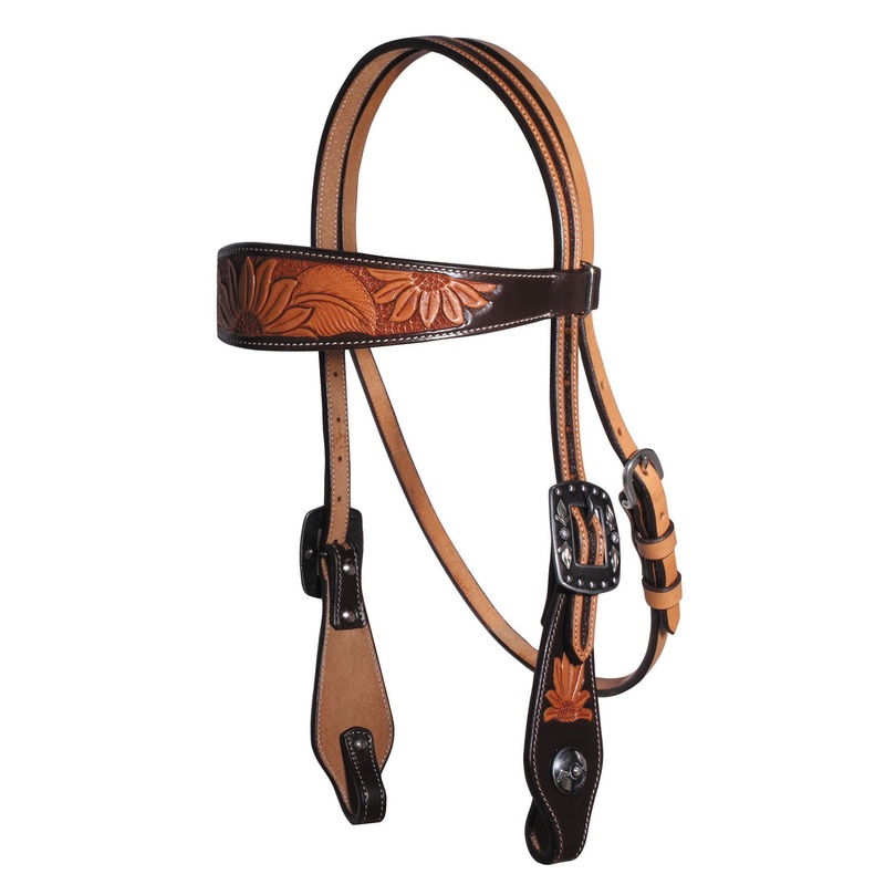 Professional’s Choice Sunflower Browband Headstall
