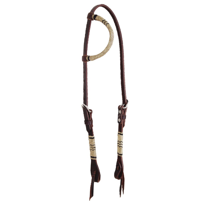 Rawhide Braided Slip Ear Headstall