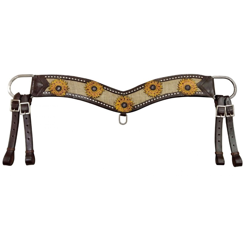 Showman Hand Painted Sunflower Tripping Collar