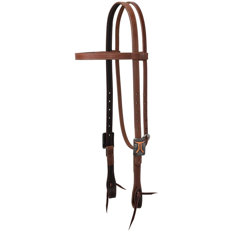 Smarty x Synergy Latigo Lined Oiled Harness Leather Headstall