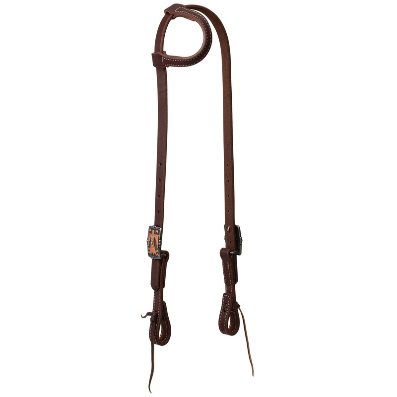 Weaver Working Tack Thunderbird Sliding Ear Headstall