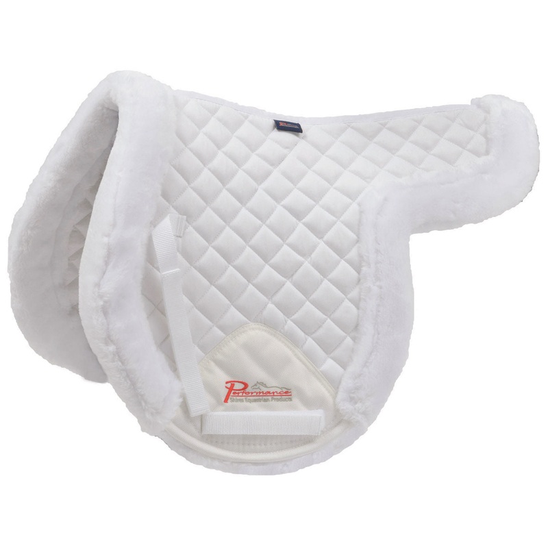 Arma SupaFleece Rimmed Shaped Saddle Pad for Horses