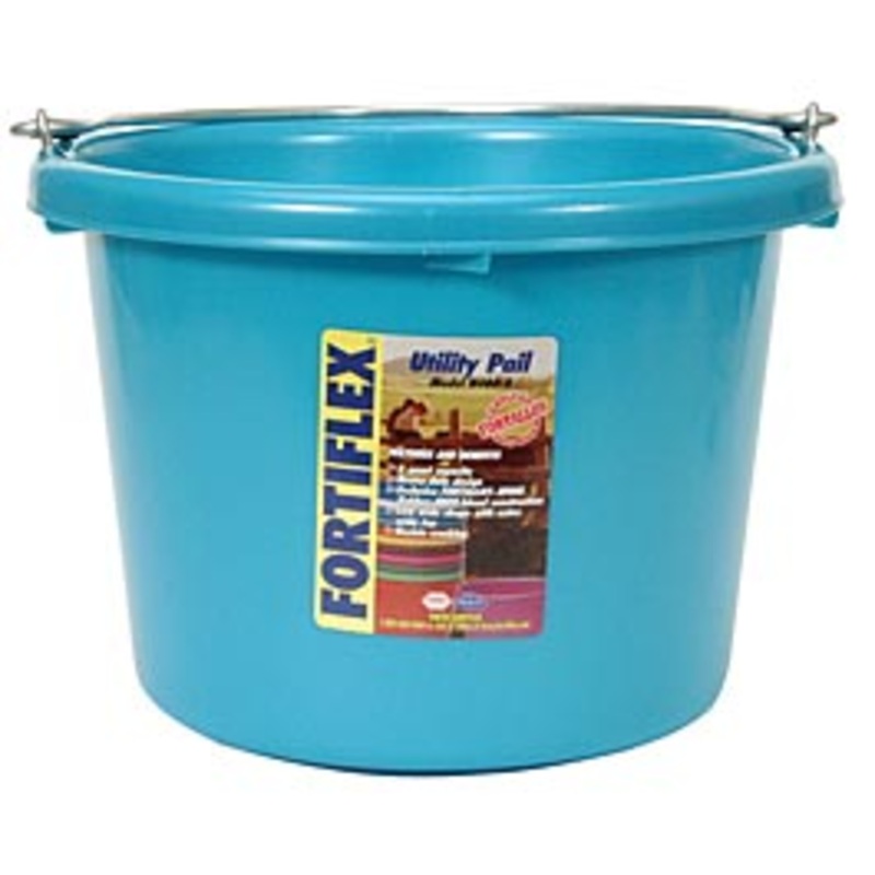 Fortiflex 8 Quart Utility Pail  Heavy-Duty Multi-Purpose Bucket, UV-Protected