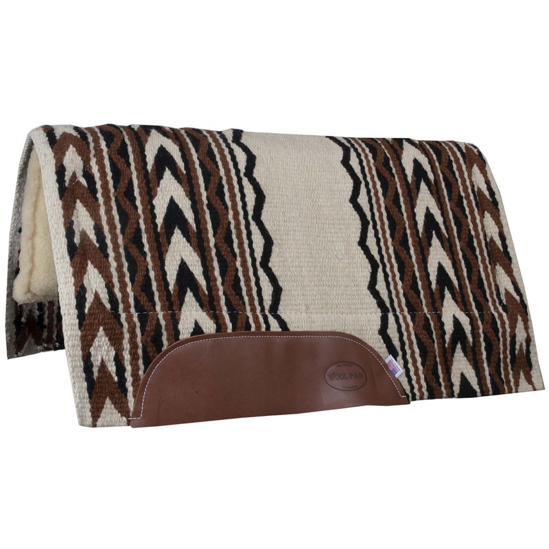 Mustang Arrowhead Fleece Bottom Saddle Pad, 36 x 34