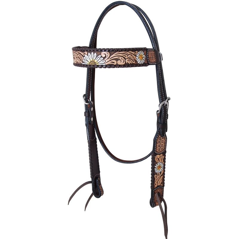 Rafter T Daisy Browband Headstall