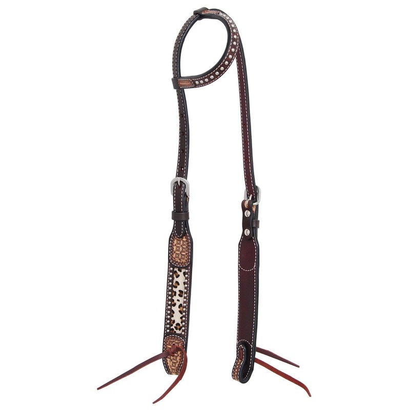 Rafter T Leopard One Ear Headstall