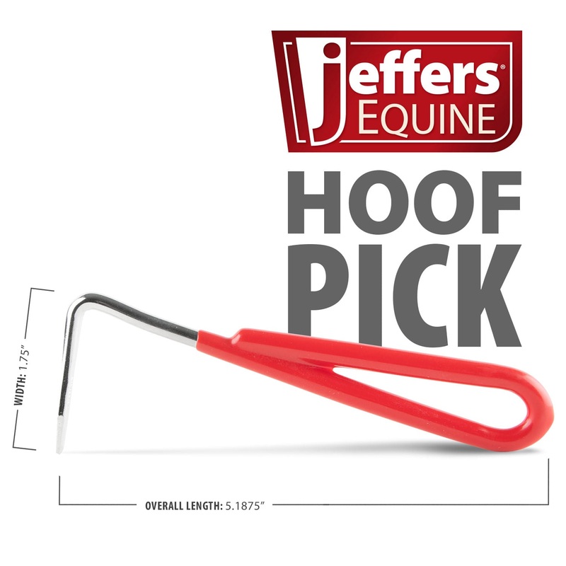 Steel Horse Hoof Pick with Coated Handle