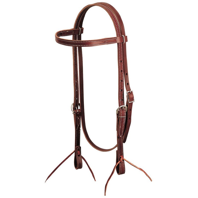Weaver Leather Browband Headstall, Latigo