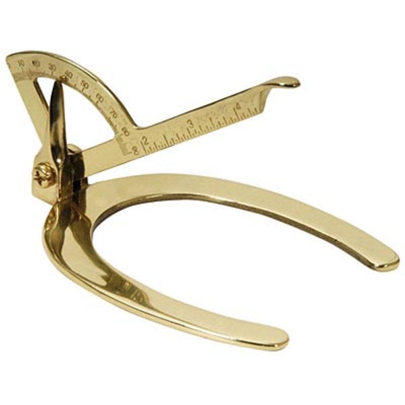 Brass Horse Hoof Gauge