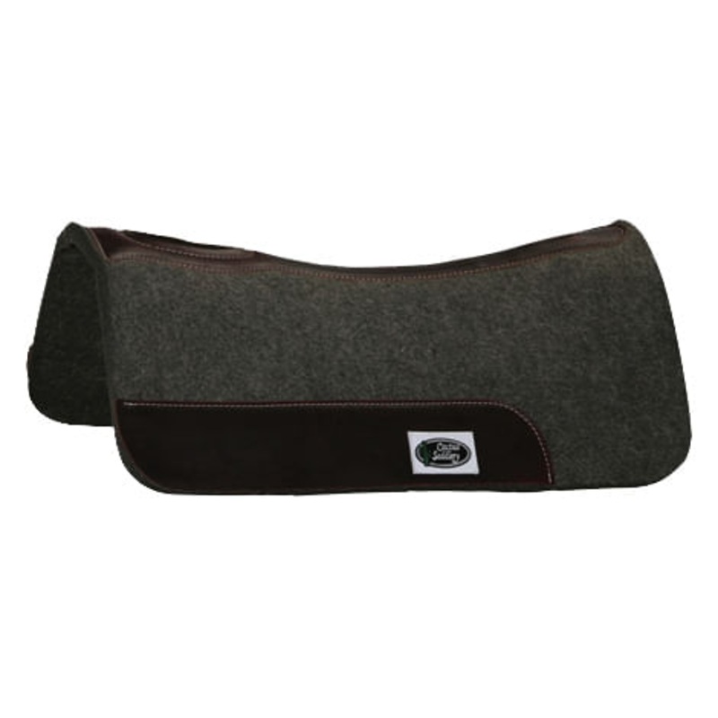 Cactus Felt Barrel Saddle Pad, Gray (28 x 28)