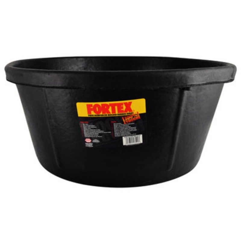 Fortex Rubber Utility Tub, 6-1/2 gal