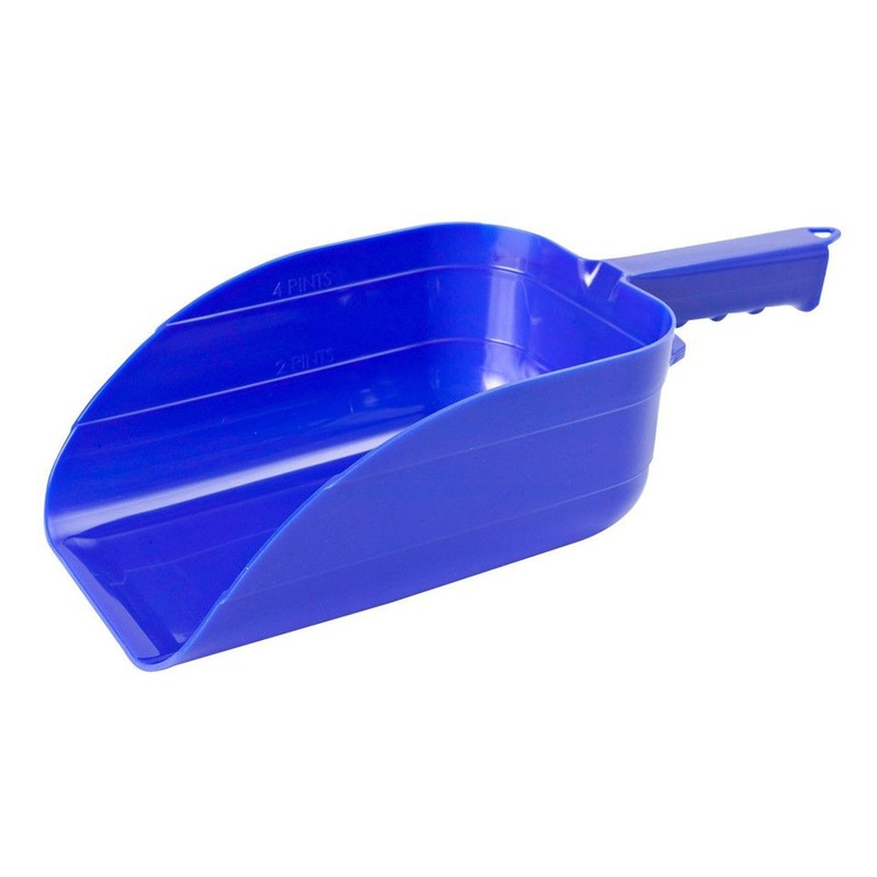 Plastic Utility Scoop, 5 Pint|Blue|Pink|5 Pint