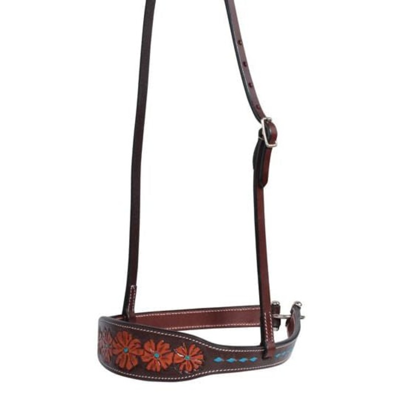 Professional’s Choice Floral Tiedown Noseband, Full