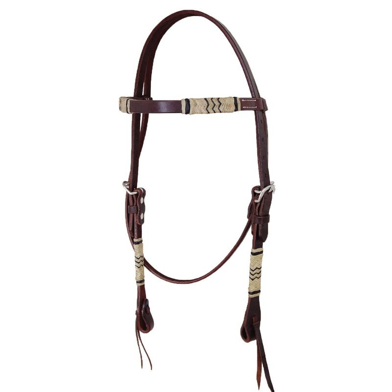 Rawhide Braided Browband Headstall